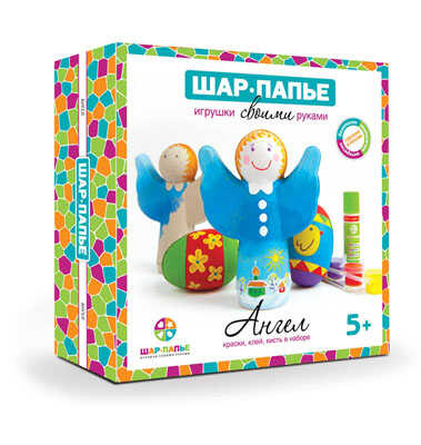 Шар-папье Набор Ангел, производитель ШАР-ПАПЬЕ, ISBN 462-0-76781-107-5№ 1