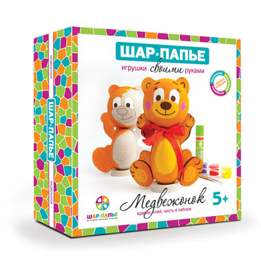 Шар-папье Набор Медвежонок, производитель ШАР-ПАПЬЕ, ISBN 462-0-76781-108-2, № 1