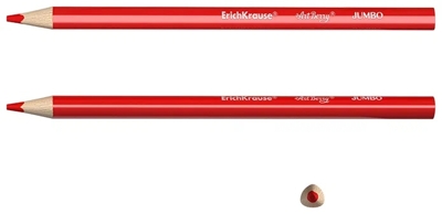 Цветные карандаши трехгранные ArtBerry® Jumbo 6 цветов  с точилкой, арт. 32473, производитель ErichKrause® (Эрих Краузе), ISBN 404-1-48532-473-7№ 7