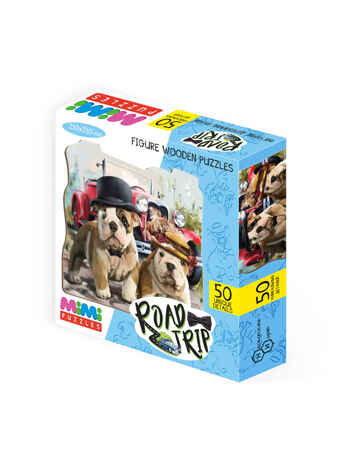 Фигурный деревянный пазл &quot;ROAD TRIP&quot; 50 дет., MIMI Puzzles, арт.8417 /36, производитель ТД БЭМБИ, ISBN 462-0-06536-281-1№ 4