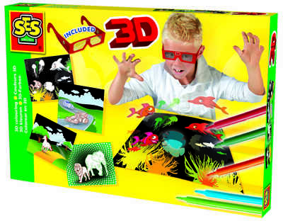 Набор для рисования &quot;Раскраска 3D&quot;, производитель Ses Creative, ISBN 871-0-34114-824-9№ 1