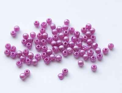 Бусины под жемчуг сиреневый 4 мм., арт. 2490, производитель SANTA LUCIA (САНТА ЛЮЧИЯ), ISBN 200-0-00228-767-4№ 2