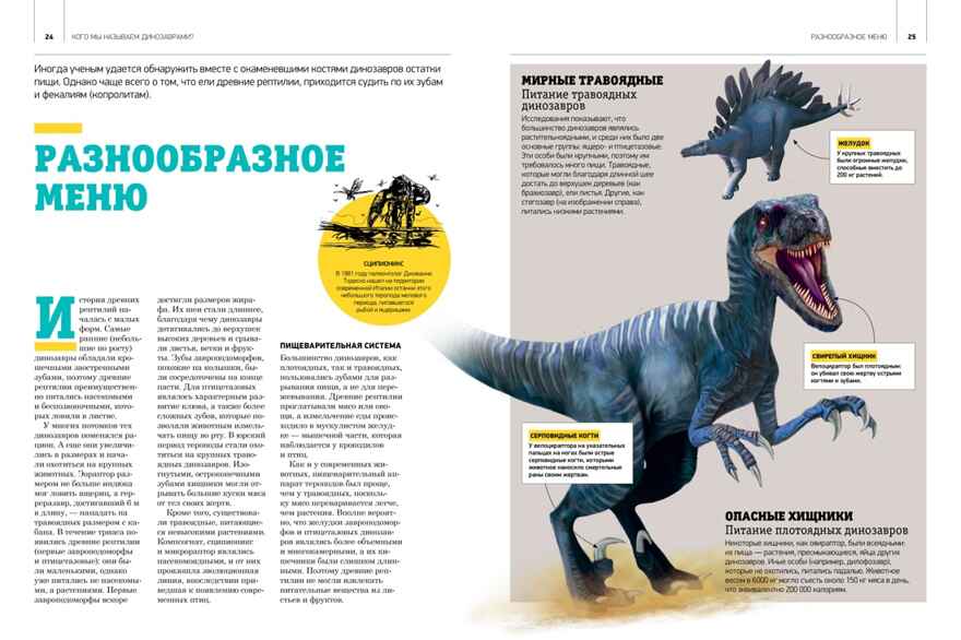 Гигантская энциклопедия динозавров, производитель Махаон , ISBN 978-5-38921-324-1, № 7