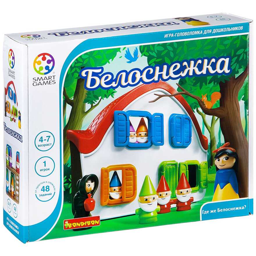 Логическая игра Bondibon Белоснежка, арт. ВВ2050, производитель Bondibon (Бондибон), ISBN 489-5-13602-048-2, № 1