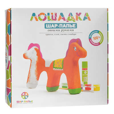 Набор ШАР-ПАПЬЕ Лошадка-качалка, арт. B01963, производитель ШАР-ПАПЬЕ, ISBN 462-0-76781-249-2№ 1