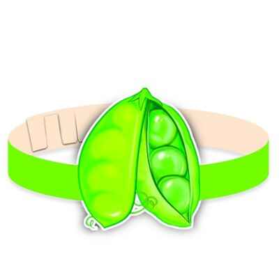 МА-9677 Маска-ободок. Горох, производитель Сфера ТЦ , ISBN 463-0-11203-871-2№ 1