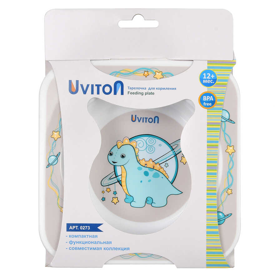 Тарелочка Uviton квадратной формы Stars Дино. Арт.0273, производитель Uviton, ISBN 462-7-10496-846-1, № 3
