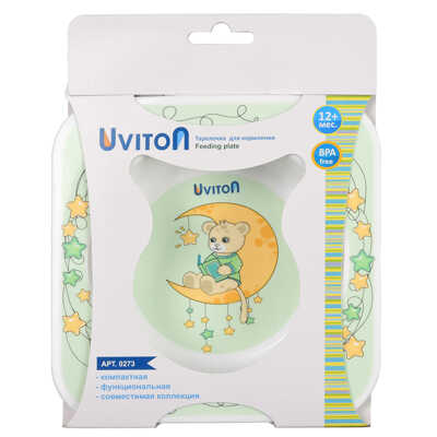 Тарелочка Uviton квадратной формы Stars Львенок. Арт.0273, производитель Uviton, ISBN 465-7-78025-089-5 № 3
