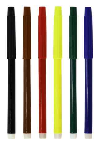 Фломастеры ПРОСТО классические 6 цв. круглый корпус, арт. ФЛНВК06КР, производитель ФАРМ, ISBN 460-2-72315-810-3№ 4