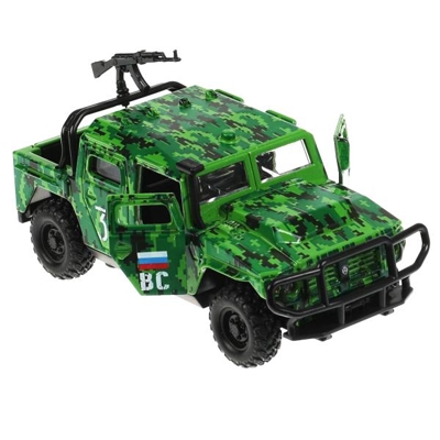 Армейский внедорожный пикап инерционный 12 см., арт. HUMVEPICKUP-12MIL-BN, производитель Симбат, ISBN 463-0-11552-634-6№ 4