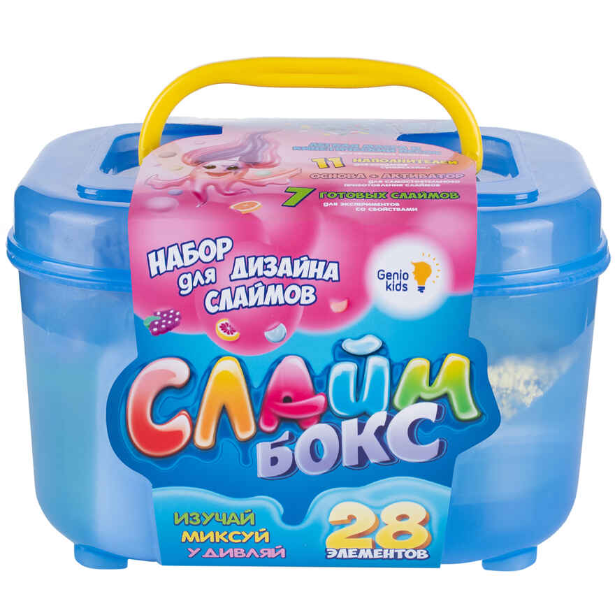 Набор Создай слайм СлаймБокс малый, арт. NOL_07, производитель Dream Makers (Дрим Мейкерс), ISBN 481-4-72300-786-6, № 1