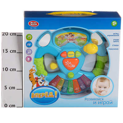 Игр. пласт. Руль Музыкальный, Play Smart, Box, арт. 7526, производитель Play Smart (Плэй Смарт), ISBN 460-2-01042-649-6№ 2