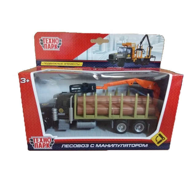 Технопарк Лесовоз Леспром металлический, арт. U1401B-7, производитель Симбат, ISBN 469-0-59010-774-4, № 1