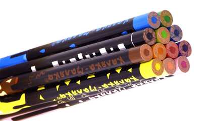 Набор цветных карандашей Веселые зверята 12 цветов с индивидуальным принтом,арт. КККМ12-ПЕР, производитель ФАРМ, ISBN 460-2-72315-773-1№ 5