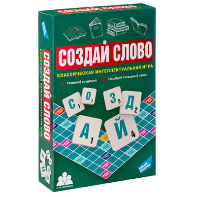 Игра детская настольная Создай слово, арт. 2215C, производитель Dream Makers (Дрим Мейкерс), ISBN 481-4-71800-252-4 № 1