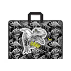 Папка на молнии пластиковая с ручками Dinosaur Park, А3, арт. 52852, производитель ErichKrause® (Эрих Краузе), ISBN 465-0-18452-852-2, № 1