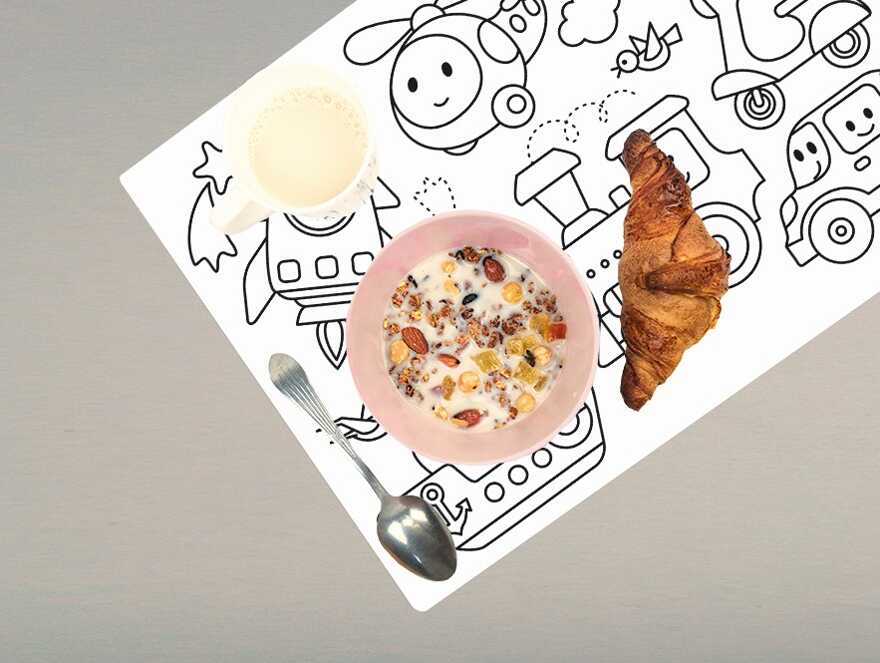 Коврик-раскраска многоразовый &quot;Транспорт&quot; (48х34см) HappyArt, производитель ХЭППИ ЛАЙН (HappyLine) , ISBN 462-7-08783-144-8, № 3