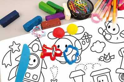 Коврик-раскраска многоразовый "Транспорт" (48х34см) HappyArt, производитель ХЭППИ ЛАЙН (HappyLine) , ISBN 462-7-08783-144-8№ 4