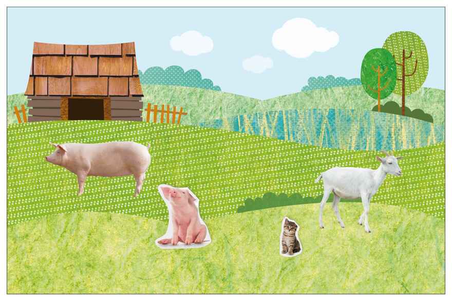 В деревне (Фотонаклейки), книжка с наклейками, производитель МОЗАИКА kids , ISBN 978-5-43154-566-5, № 4