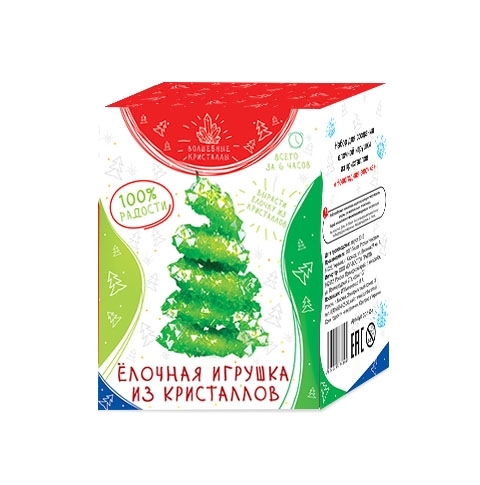 Елочное украшение из кристаллов Елочка, арт. CD-150-n, производитель BUMBARAM (БУМБАРАМ), ISBN 462-7-07977-460-9, № 1