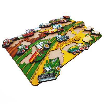 Рамка-вкладыш Сельхозтехника 16 дет. арт.8572/35, производитель ТД БЭМБИ, ISBN 462-0-06536-521-8№ 2