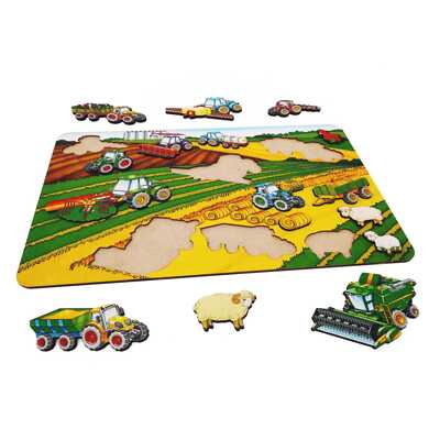 Рамка-вкладыш Сельхозтехника 16 дет. арт.8572/35, производитель ТД БЭМБИ, ISBN 462-0-06536-521-8№ 3