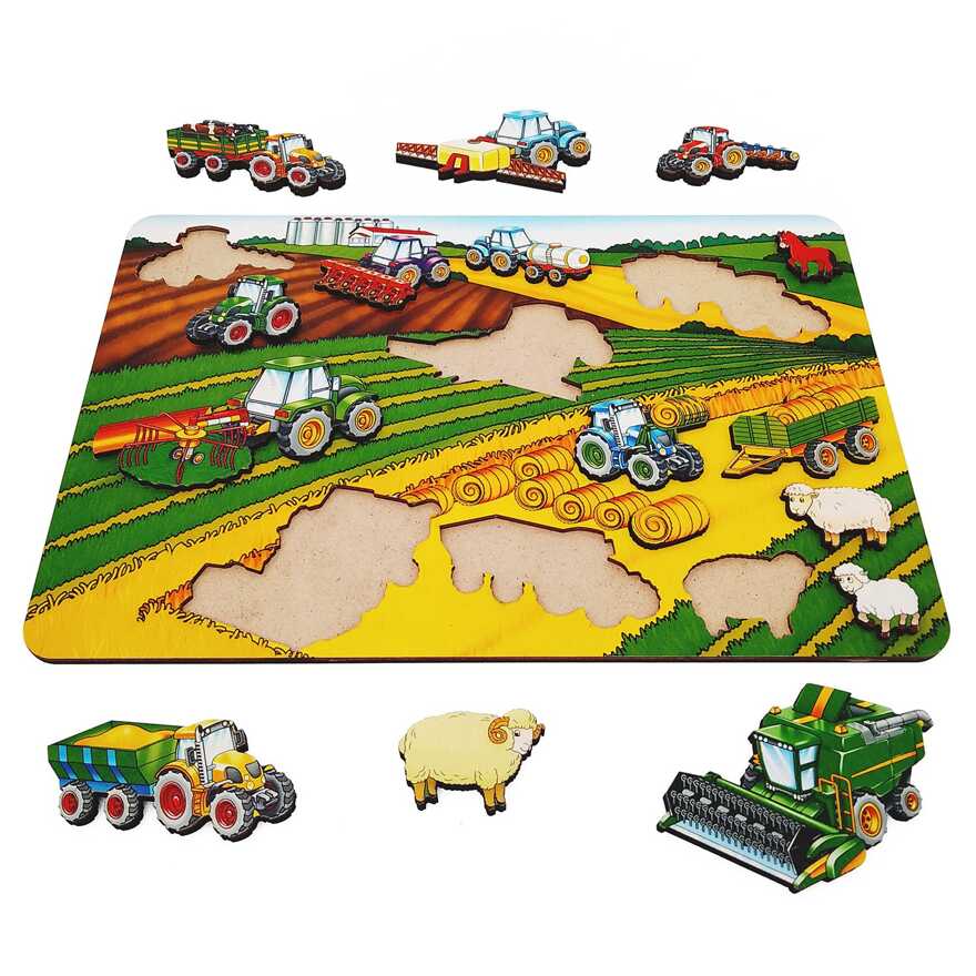 Рамка-вкладыш Сельхозтехника 16 дет. арт.8572/35, производитель ТД БЭМБИ, ISBN 462-0-06536-521-8, № 4