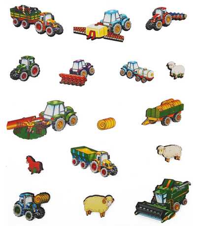 Рамка-вкладыш Сельхозтехника 16 дет. арт.8572/35, производитель ТД БЭМБИ, ISBN 462-0-06536-521-8№ 5