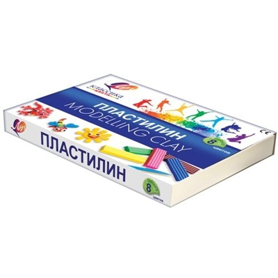 Пластилин Классика 8 цветов 160 г, со стеком, арт. 12С867-08, производитель Луч, ISBN 460-1-18500-389-1№ 3