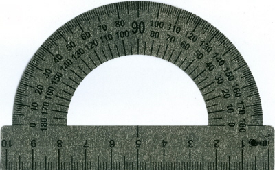 Транспортир сталь ТС-10 10см &lt;45&gt; Пчелка (100/3000), производитель Пчелка (ТПК), ISBN 460-7-69242-423-5, № 1