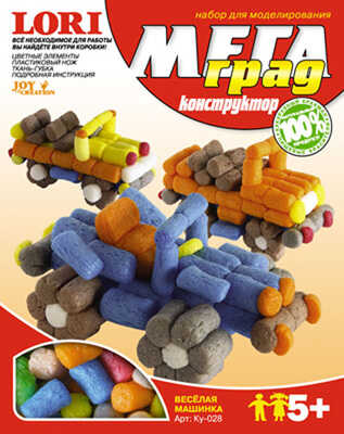 Конструктор "Весёлая машинка", производитель LORI (Лори), ISBN 460-7-04532-671-1№ 1