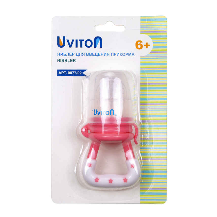 Ниблер Uviton для введения прикорма Розовый 0077/02, производитель Uviton, ISBN 462-7-10496-320-6, № 6