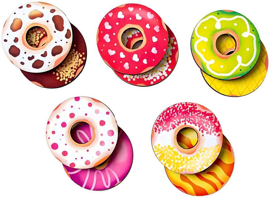 Настольная игра Мемори Пончики, арт. IG0816, производитель Тимбергрупп, ISBN 462-0-07014-262-0, № 2