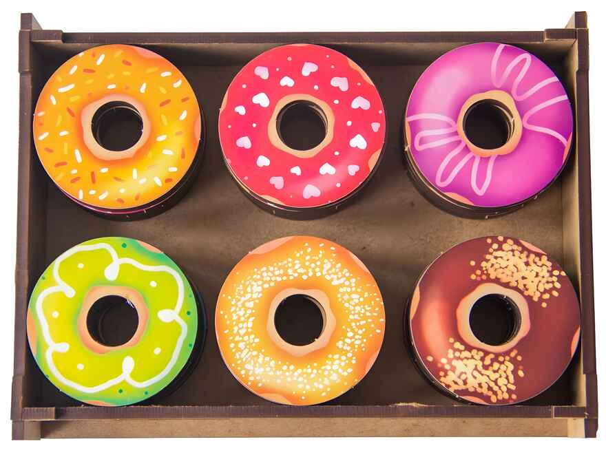 Настольная игра Мемори Пончики, арт. IG0816, производитель Тимбергрупп, ISBN 462-0-07014-262-0, № 3