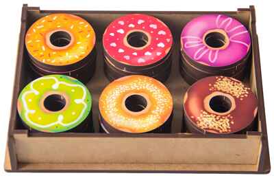 Настольная игра Мемори Пончики, арт. IG0816, производитель Тимбергрупп, ISBN 462-0-07014-262-0№ 4