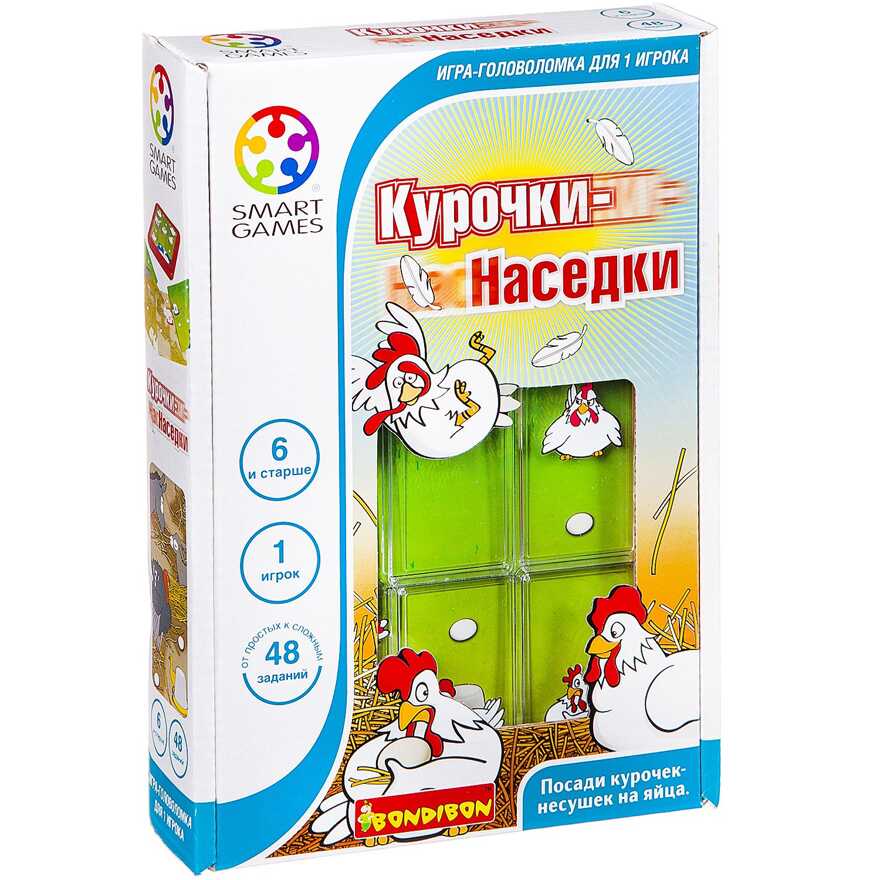 Логическая игра Bondibon Курочки-Наседки, арт. ВВ0842, производитель Bondibon (Бондибон), ISBN 489-5-13600-356-0, № 1