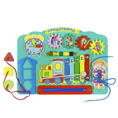 Бизиборд Вундеркинд, арт. ББ113, производитель Алатойс, ISBN 467-0-00685-339-7№ 4