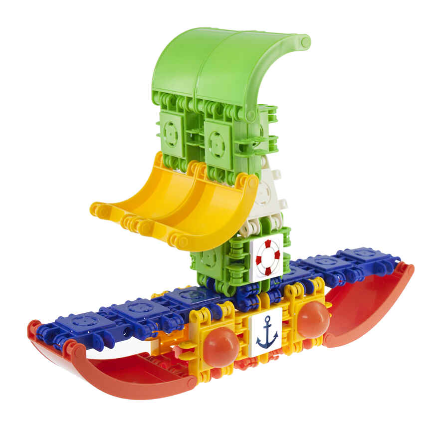 Развивающий конструктор CLICFORMERS Basic Set- 90 деталей, арт. 801003, производитель Clicformers (Кликформерс), ISBN 880-9-46553-270-3, № 2