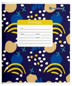 Тетрадь 12 листов, в линию, ЦВЕТНОЙ ПАТТЕРН мелованный картон, арт. ТШЛ12-ЦП, производитель ФАРМ, ISBN 460-2-72316-228-5, № 3