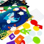 Настольная игра на липучках ГЕОМЕТРИЧЕСКИЕ АППЛИКАЦИИ Играй Думай Твори , арт. ВВ4553, производитель Bondibon (Бондибон), ISBN 489-5-13604-700-7, № 5