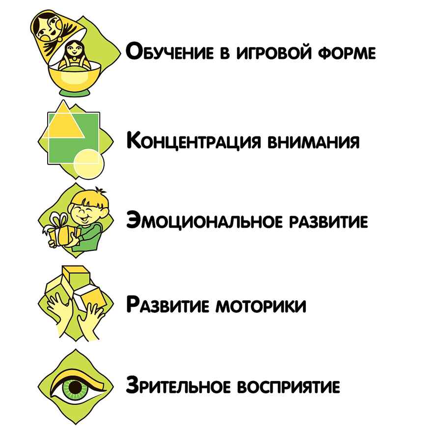 Настольная игра на липучках ГЕОМЕТРИЧЕСКИЕ АППЛИКАЦИИ Играй Думай Твори , арт. ВВ4553, производитель Bondibon (Бондибон), ISBN 489-5-13604-700-7, № 7
