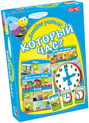Tactic Games Учим время, арт. 40145, производитель Tactic (Тактик), ISBN 641-6-73940-145-4, № 1