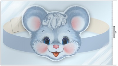 *МА-7980 Маска-ободок. Мышонок (в индивидуальной упаковке с европодвесом и клеевым клапаном), производитель Сфера ТЦ , ISBN 460-7-81185-836-1, № 1