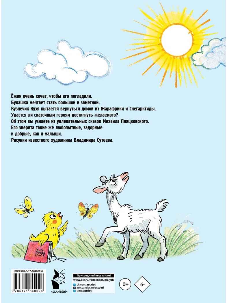 Солнышко на память. Рисунки В. Сутеева, производитель АСТ , ISBN 978-5-17164-002-6, № 16