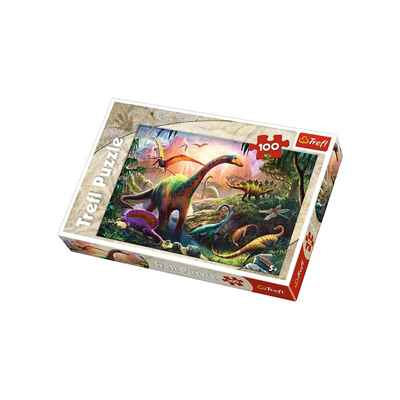 Пазлы Trefl Мир динозавров, 100 деталей, производитель Trefl (Трефл), ISBN 590-0-51116-277-6№ 1