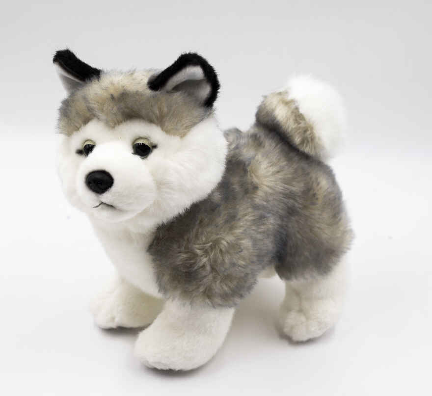 Игрушка мягконабивная Хаски стоящий. 23 см, арт. L62432, производитель LEOSCO, ISBN 402-8-66711-511-6, № 3