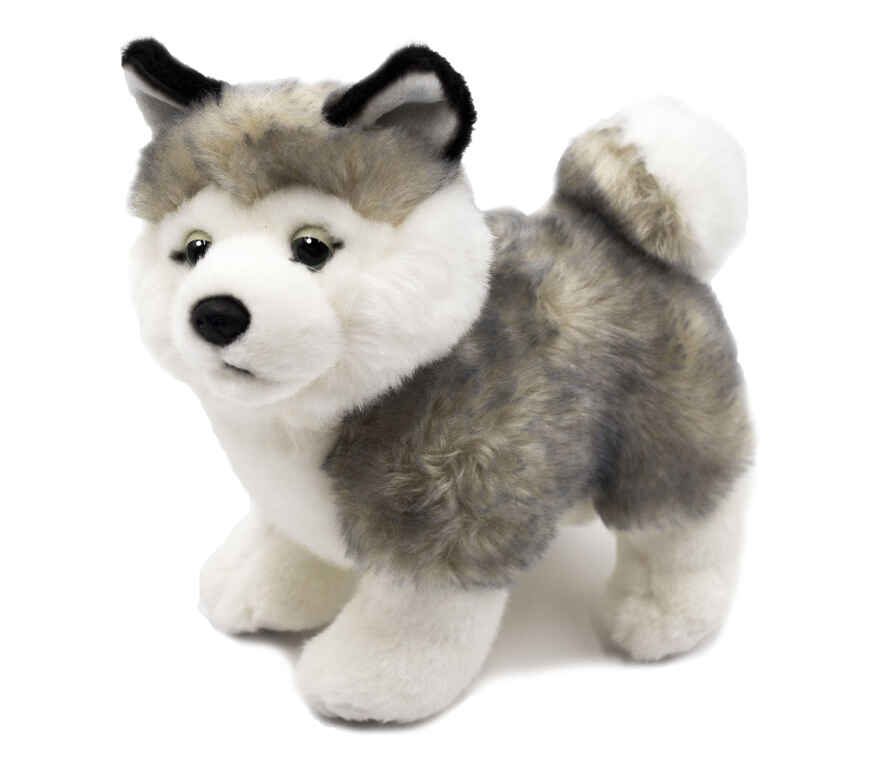 Игрушка мягконабивная Хаски стоящий. 23 см, арт. L62432, производитель LEOSCO, ISBN 402-8-66711-511-6, № 1