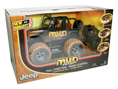 Игрушка Р/У Машина MUD SLINGER WRANGLER 1:20, производитель New Bright, ISBN 005-0-21102-079-3№ 1