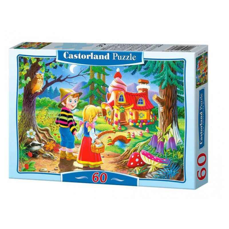 Пазлы Кастор ленд 60 эл. Пряничный домик, арт. В-06168, производитель Castorland (Касторленд), ISBN 590-4-43800-616-8, № 1
