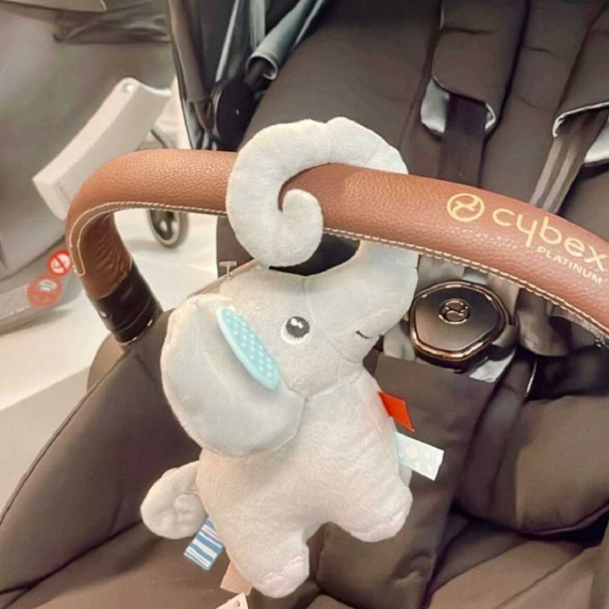 Игрушка-подвеска развивающая Слоненок Ethan, производитель Babyono, ISBN 590-1-43541-329-6, № 7